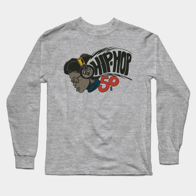 Hip Hop 50 Tribute T Long Sleeve T-Shirt by Thomcat23